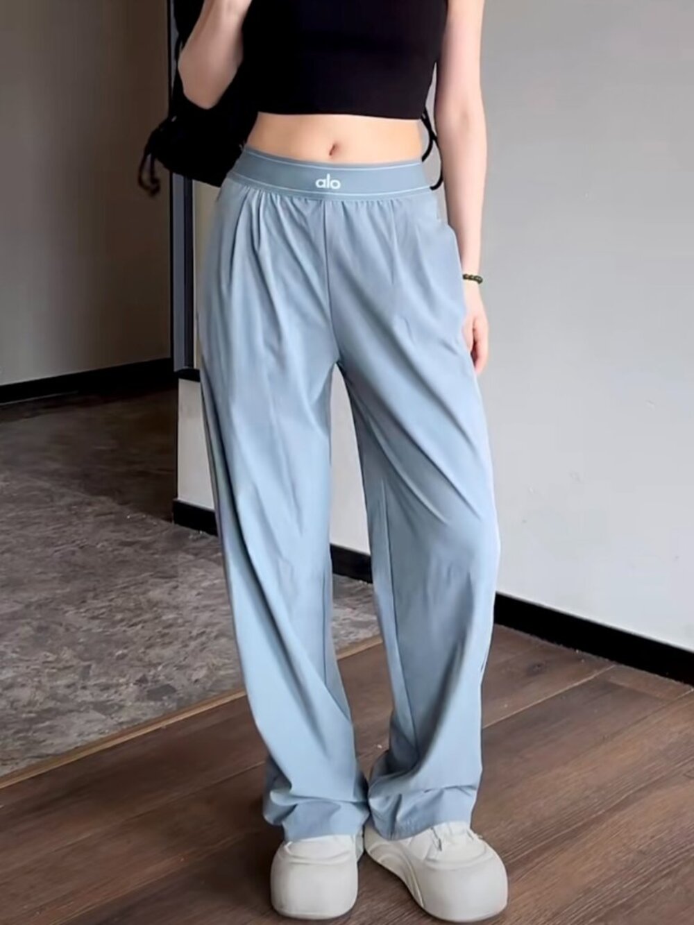 NWT💟 ALO Yoga Suit Up Trouser Steel Grey | Minimalist Office Travel Trousers👖